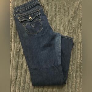 Levi's Women's Ankle & Cropped Jeans - Dark Blue